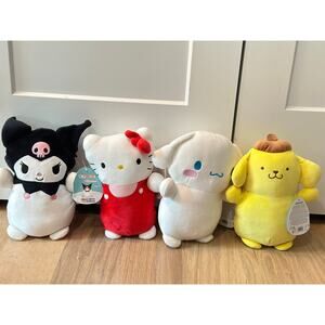 Hello Kitty & Friends Bundle of 4 10" Hugmee Squishmallow BNWT